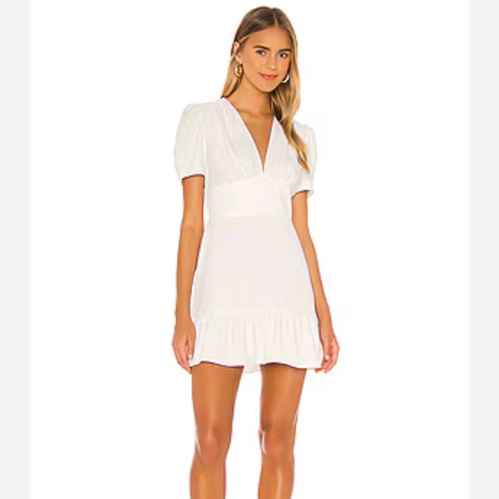 Amanda Uprichard White Mini Dress